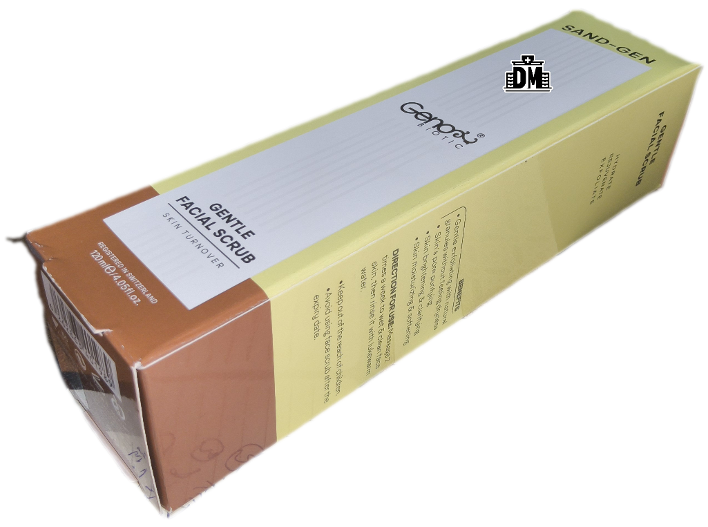 اسکراب ملایم صورت ژنوبایوتیک ۱۲۰ میلی لیتر، GENTLE FACIAL SCRUB GENO