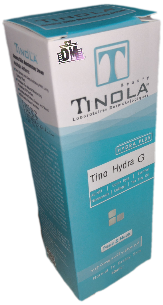 کرم مرطوب کننده پوست چرب تینولا 40 میلی لیتر ، TINO HYDRA G