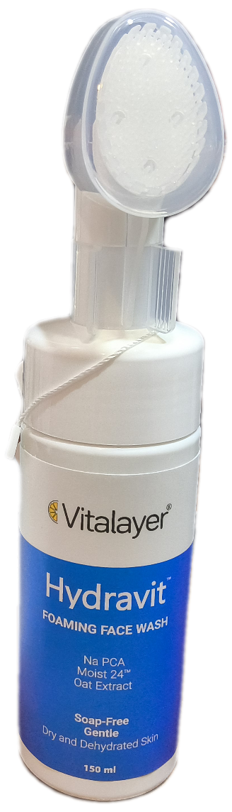 فوم شستشوی صورت هیدراویت ویتالیر مناسب پوستهای خشک، VITALAYER HYDRAVIT 150 ML