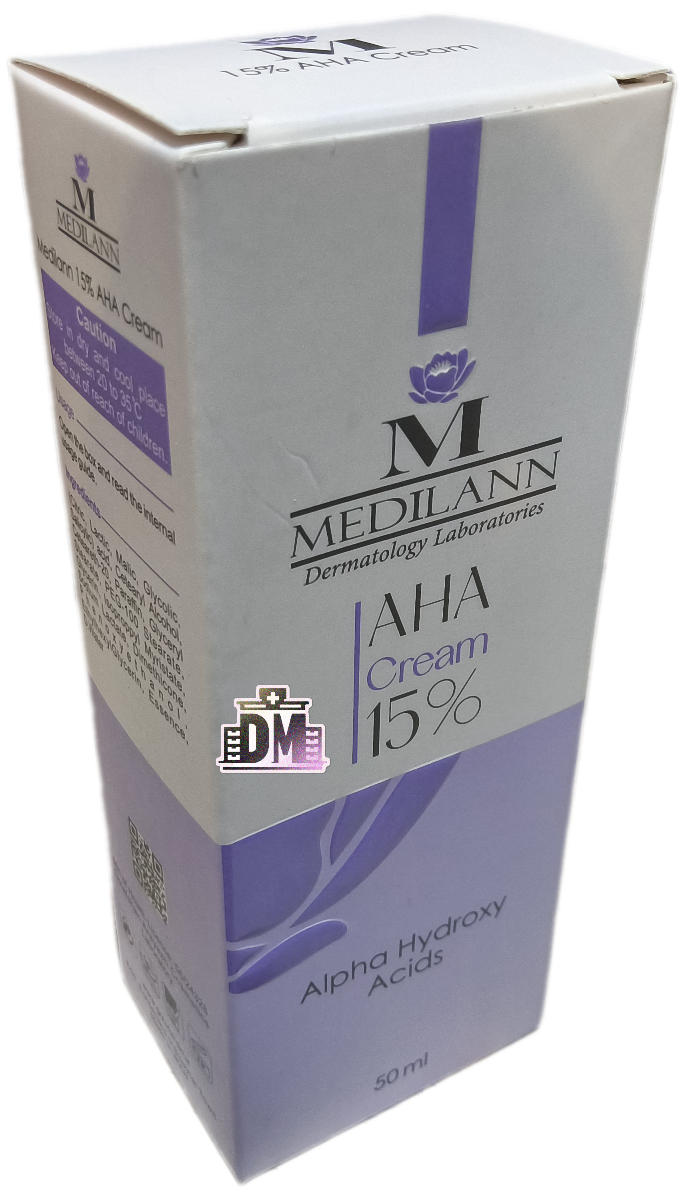کرم AHA ۱۵% مدیلن ۵۰ میلی لیتر، AHA15% MEDILANN