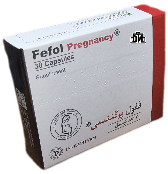 کپسول ففول پرگننسی سی عددی ، FEFOL PREGNANCY INTRAPHARM