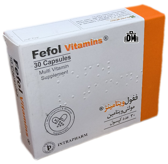 کپسول ففول ویتامینز سی عددی ، FEFOL VITAMINS