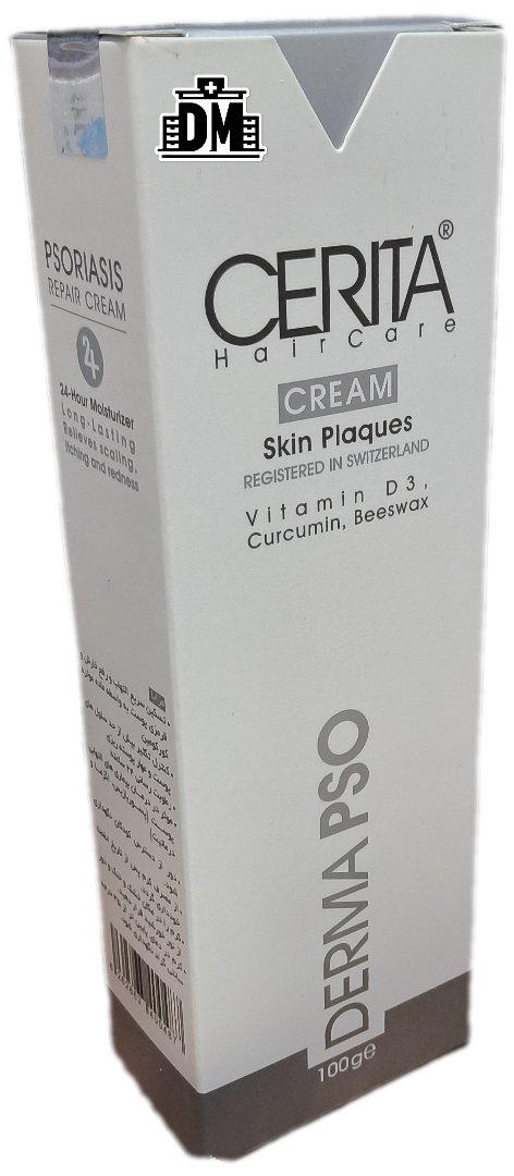 کرم ترمیم کننده پوسته های بدن سریتا پی اس او ۱۰۰ گرم، DERMA PSO CREAM