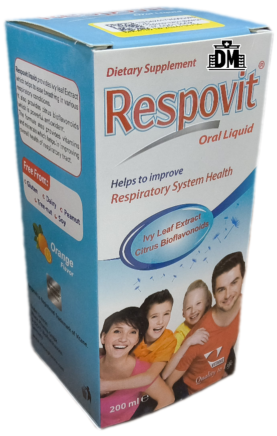 محلول خوراکی رسپوویت حجم ۲۰۰ میلی لیتر