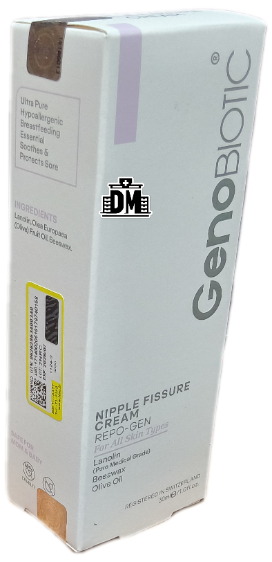 کرم رفع شقاق سینه ژنو بایوتیک ۳۰ میلی لیتر، genobiotic nipple fissure cream