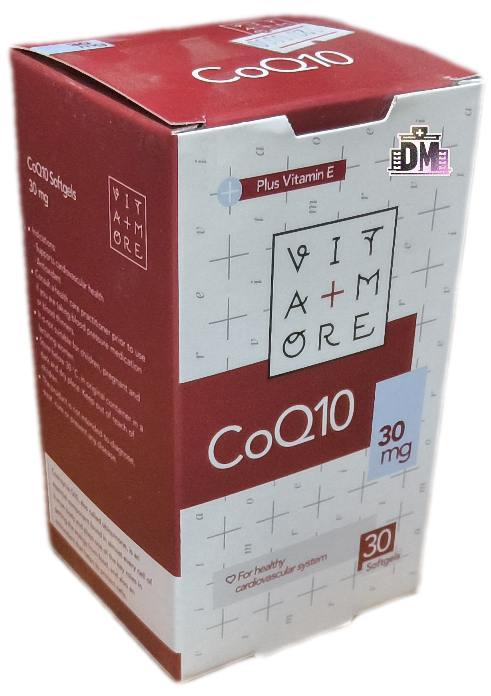 کپسول نرم کوکیوتن ۳۰ میلی‌گرم ویتامور CO Q10