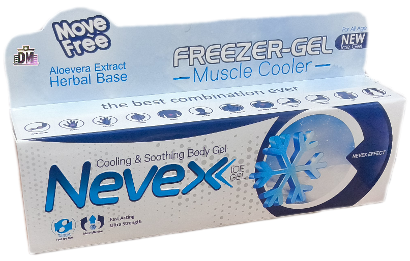 ژل خنک کننده نوکس سرد حجم ۱۰۰ میلی‌لیتر، NEVEX ICE GEL