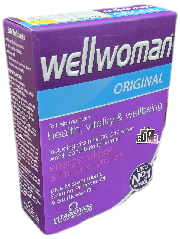 ول وومن اوریجینال 30 عددی ویتابیوتیکس WELLWOMAN ORIGINAL