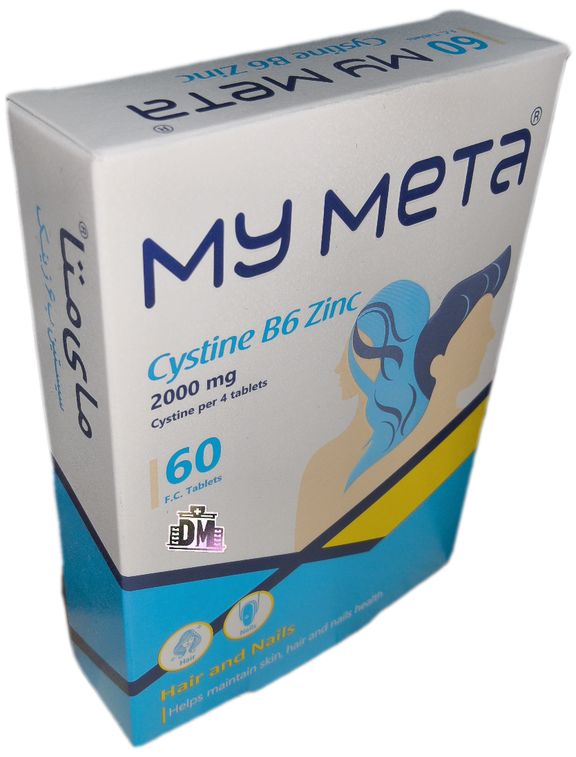 قرص مای متا سیستین ب شش 60 عددی، MY META CYSTINE B6
