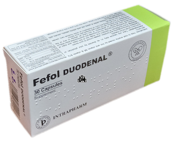 کپسول ففول دئودنال سی عددی، FEFOL DUODENAL