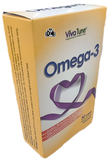 کپسول نرم امگا 3 ویواتیون سی عددی،Omega-3 Vivatune